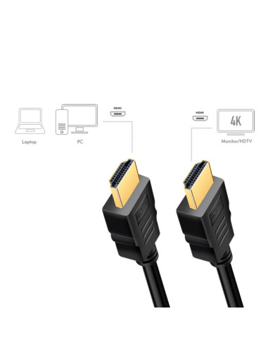 CABLU video LOGILINK, HDMI (T) la HDMI (T) 2.0,...