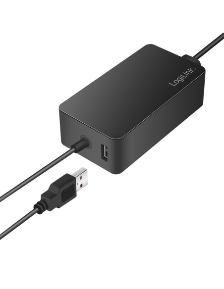 ALIMENTATOR retea 220V LOGILINK, pentru Microsoft Surface, compatibil cu Pro si Laptop/Go/Book, 65W, USB 5V/4A, 1.5m, negru, "PA