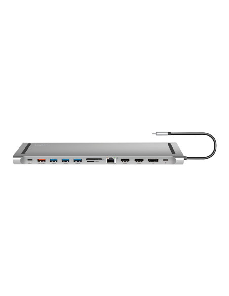 DOCKING Station LOGILINK universal, conectare PC USB TYPE-C 3.2, USB-C PD x 1, USB-C x 1, USB-A 3.0 x 3, porturi video DP x 1, H