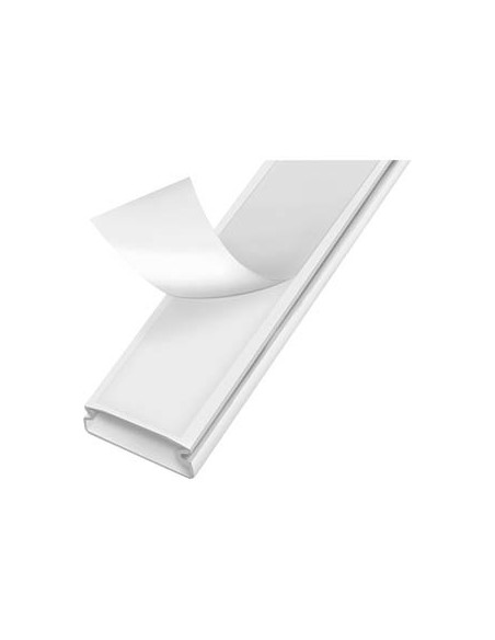 SET canal cablu cu acesorii Logilink, montaj pe perete, 67 piese, 9 x canal 30x15x432mm, plastic, alb, "KAB0110"
