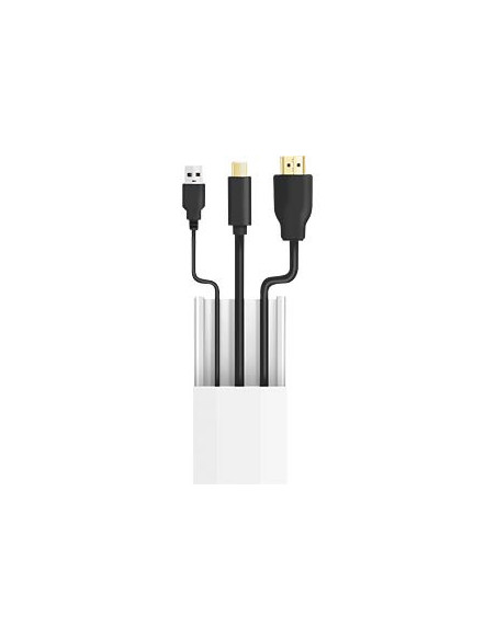 SET canal cablu cu acesorii Logilink, montaj pe perete, 67 piese, 9 x canal 30x15x432mm, plastic, alb, "KAB0110"