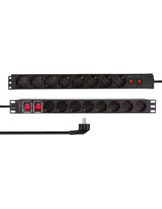 PDU LOGILINK 1U pt. rack 19 inch, 16 prize Schuko,... 2