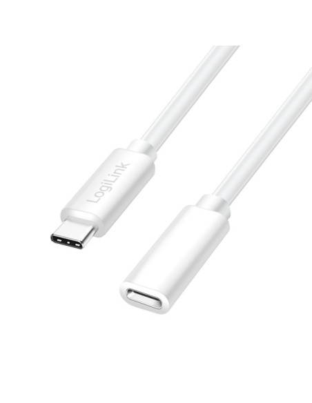 CABLU alimentare si date LOGILINK, pt. smartphone, USB 2.0, USB Type-C (T) la USB Type-C (M), 1m, PD 100W, 2 x ecranat, plastic,