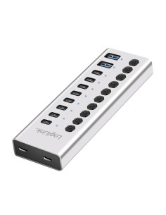 HUB extern LOGILINK, porturi USB: USB 3.0 x 10, conectare...