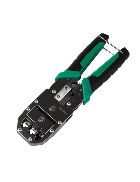 CLESTE sertizare mufe, LOGILINK, functii: sertizare mufe, decupare si taiere cablu, pentru mufe RJ11/ RJ12/RJ45 Cat.6a/7. "WZ007