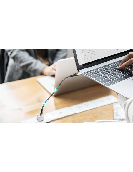 CABLU alimentare si date LOGILINK, pt. smartphone, USB 3.2, USB Gen Type-C (T) la USB Type-C (T), 0.5m, PD 240W, 3 x ecranat, 4K