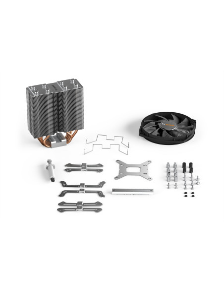 COOLER be quiet "Shadow Rock Slim 2",racire aer, Ø6 mm×4 pcs heatpipe, skt. Intel LGA 1700/1200/115x/2066/2011-v3 AMD AM5/AM4, f