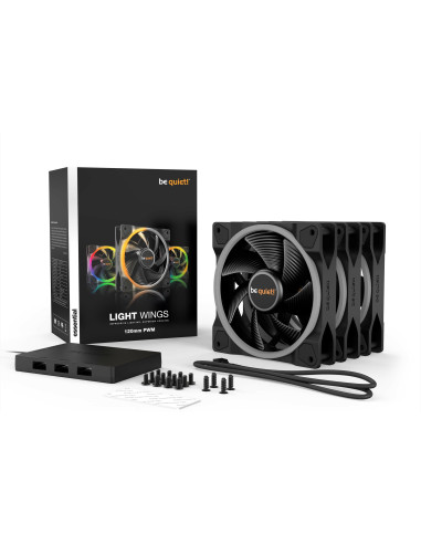 Set 3 ventilatoare be quiet! "LIGHT WINGS"120mm...