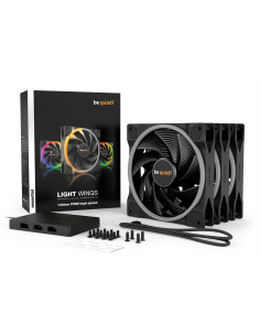 Set 3 ventilatoare be quiet! "LIGHT WINGS"140mm 2200 rpm,... 2