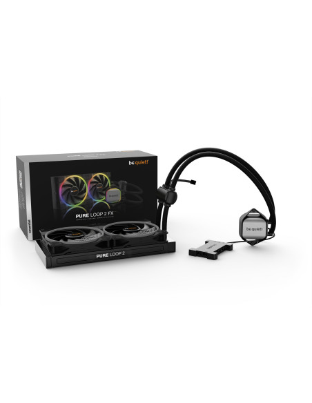COOLER be quiet! "PURE LOOP 2 FX", racire lichid, skt. Intel LGA 1700/1200/115x/2011-v3, AMD AM5/AM4,radiator aluminiu,pompa 550