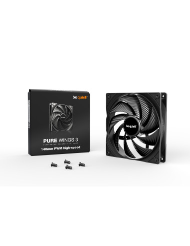 Ventilator be quiet! "PURE WINGS 3"140mm 1800...