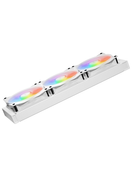 Set 3 ventilatoare be quiet "LIGHT WINGS LX", 120mm, max. 2100 RPM, Rifle Bearing, , 4pin PWM, alb, "BL125"