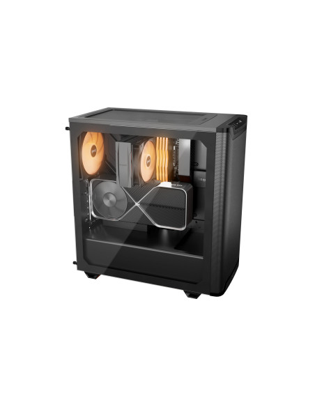 CARCASA be quiet "PURE BASE 501 DX", middle tower, gaming, fara sursa, suporta 6xfan, 3xfan inclus, PSU shroud, USB Type-C x 1,