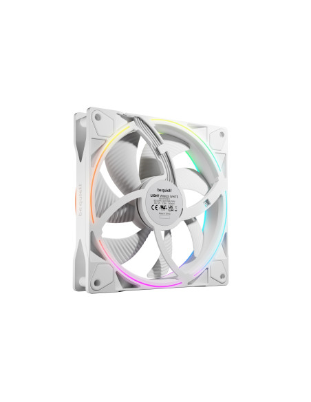 Ventilator be quiet "LIGHT WINGS", 140mm, 1300 rpm, rifle bearing, PWM, reversibil, negru, "BL134"