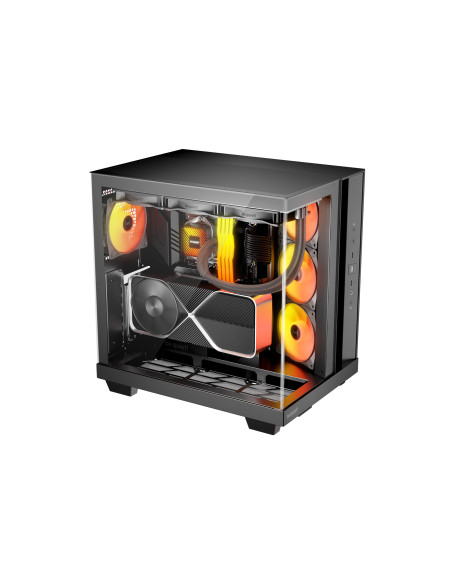 CARCASA be quiet "Light Base 500 LX Black", middle tower, gaming, fara sursa, suporta 10xfan, 4xfan inclus, , USB Type-C x 1, US