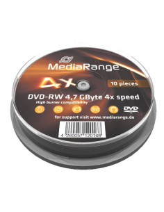 MediaRange DVD-RW 4x Cake10 "MR450"