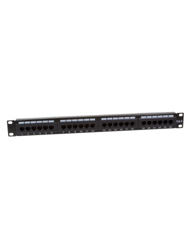 PATCH PANEL LOGILINK 24 porturi, UTP, Cat6, 1U...