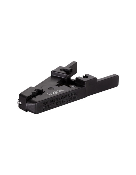 CLESTE dezizolare cablu, LOGILINK, functii: dezizolare cablu, taiere cablu 3.2-9.5mm, surub reglare diametru, negru, "WZ0005"