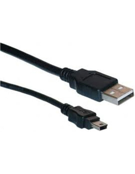 CABLU alimentare si date LOGILINK, pt. smartphone, USB 2.0 (T) la Mini-USB 2.0 (T), 1.8m, negru, "CU0014"