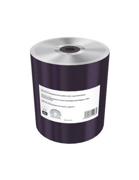 MediaRange DVD+R Double Layer 8.5GB 240min 8x speed, silver, unprinted/blank,Shrink 100 "MR472"