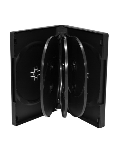 MediaRange DVD Case for 8 discs, 27mm, black,...