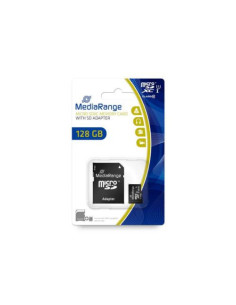 MediaRange Micro SDXC 128GB UHS-1 Class 10 with SD...