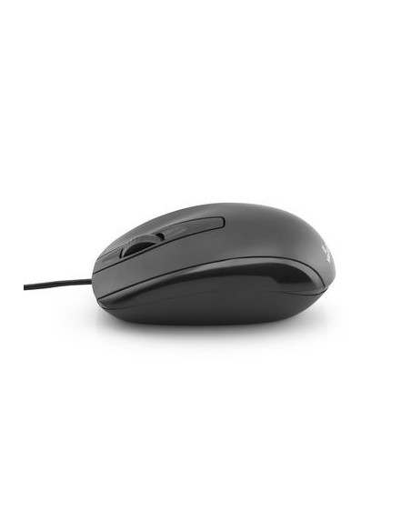 MediaRange Corded 3-button optical mouse, black "MROS211"