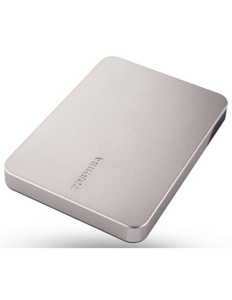 HDD Extern TOSHIBA CANVIO Flex 4TB, 2.5", USB 3.2 Gen1 (5Gbit/s), includes USB-A and USB-C cables, Warm Silver, 212g "HDTX240ESC
