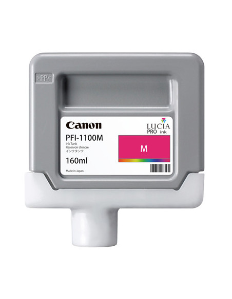 Cartus Cerneala Original Canon Magenta, PFI-1100M, pentru IPF PRO-2000 PRO-4000 PRO-6000, 160ml, incl.TV 0.15 RON,NOPP, "0852C00