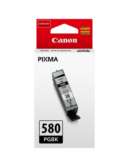 Cartus Cerneala Original Canon Black, PGI-580PGBK, pentru Pixma TR7550 TR8550 TS6150 TS6250 TS705 TS8150 TS8250 TS9150 TS9155 TS