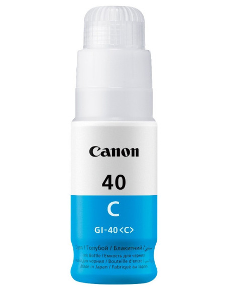 Cartus Cerneala Original Canon Cyan, GI-40C, pentru G6040 G5040, 7.7K, , "3400C001AA"