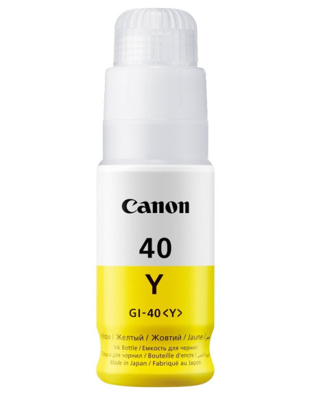 Cartus Cerneala Original Canon Yellow, GI-40Y, pentru G6040 G5042, 7.7K, , "3402C001AA"
