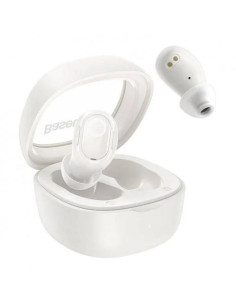 Casti audio BASEUS Casti Baseus Bowie WM02 TW BT 5.3, crem