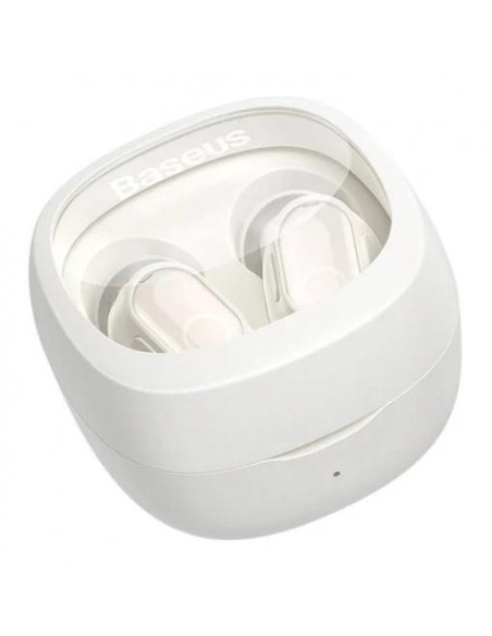 Casti audio BASEUS Casti Baseus Bowie WM02 TW BT 5.3, crem
