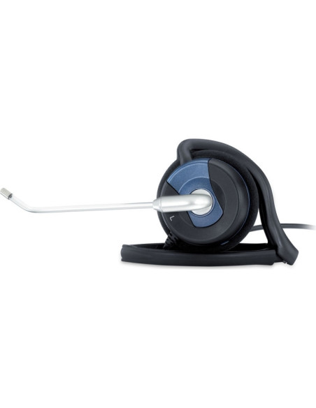 CASTI Genius, "HS-300N", cu fir, standard, utilizare multimedia, call center, microfon pe brat, conectare prin Jack 3.5 mm x 2,
