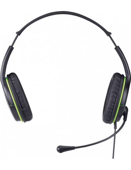 CASTI Genius, "HS-400A", cu fir, standard, utilizare multimedia, microfon pe brat, conectare prin Jack 3.5 mm x 2, negru, "31710