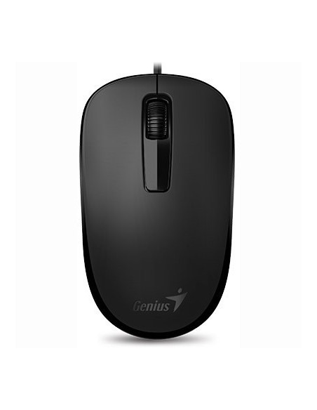MOUSE Genius, "DX-125", PC sau NB, cu fir, USB, optic, 1000 dpi, butoane/scroll 3/1, , negru, "31010106100"