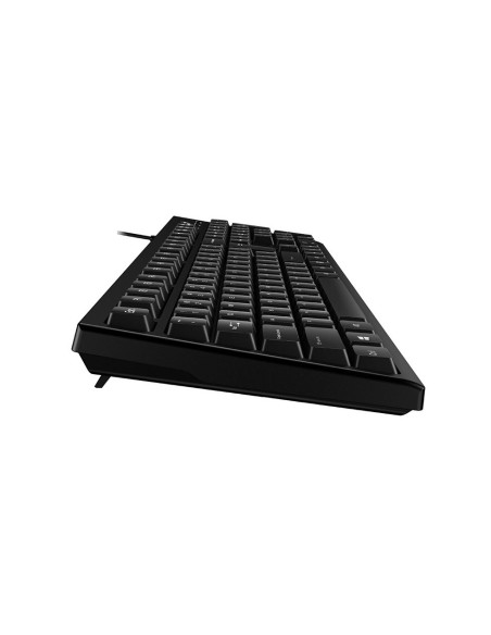 TASTATURA GENIUS USB, 104 taste, black, "Smart KB-100 RO", aranjament romana (diacritice), "31300005418"