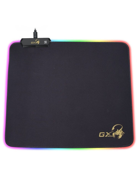 Mouse PAD GENIUS, "GX-Pad 300S RGB", gaming , cu led, cauciuc si material textil, 320 x 270 x 3 mm, negru , iluminat RGB, "31250