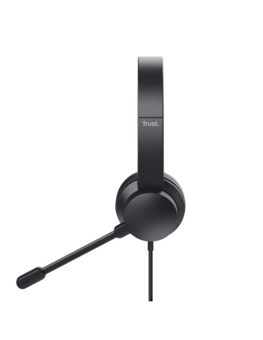 Casti audio TRUST Casti cu fir Trust Ayda negru