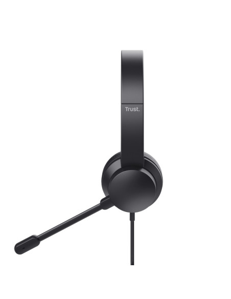 Casti audio TRUST Casti cu fir Trust Ayda negru