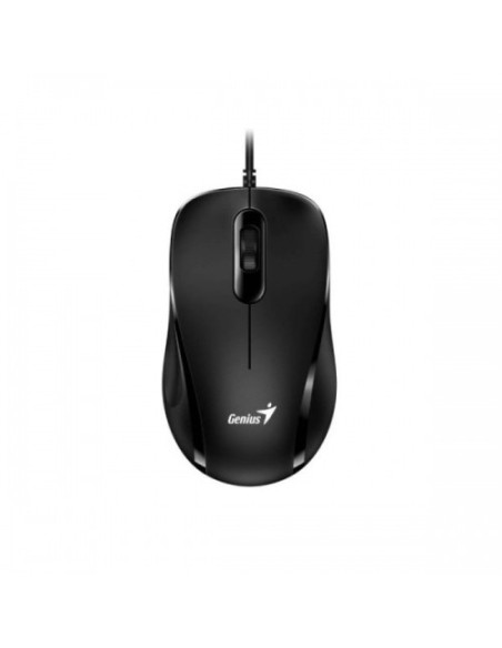 MOUSE Genius, "DX-101", PC sau NB, cu fir, USB, optic, 1200 dpi, butoane/scroll 3/1, , negru, "31010026401"