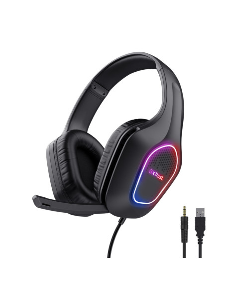 Casti audio TRUST Casti Trust LED GXT 416 Zirox ng