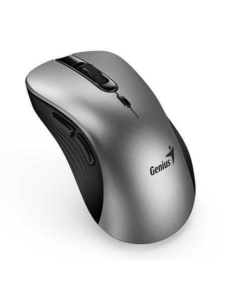 MOUSE Genius, Ergo "NX-8100S AI", PC sau NB, wireless, 2.4GHz, optic, 1600 dpi, butoane/scroll 6/1, , gri-argintiu, "31030040404