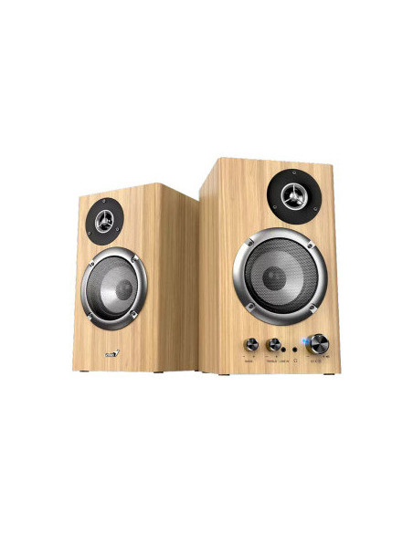 BOXE GENIUS 2.0, bluetooth, RMS: 50W (2 x 25W), bass control, treble control, mufa casti, Line-in 3.5mm, pine wood, "SP-HF1812BT