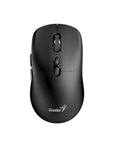 MOUSE Genius "NX-8080S", PC sau NB, wireless 2.4GHz, Bluetooth, optic, 1600 dpi, butoane/scroll 6/1, acumulator, buton Copilot,