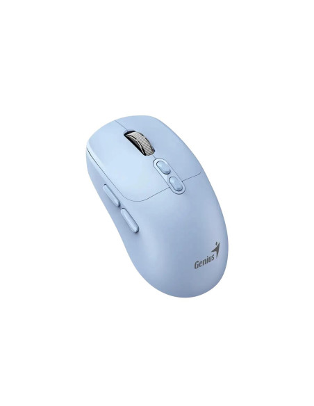 MOUSE Genius "NX-8080S", PC sau NB, wireless 2.4GHz, Bluetooth, optic, 1600 dpi, butoane/scroll 6/1, acumulator, buton Copilot,