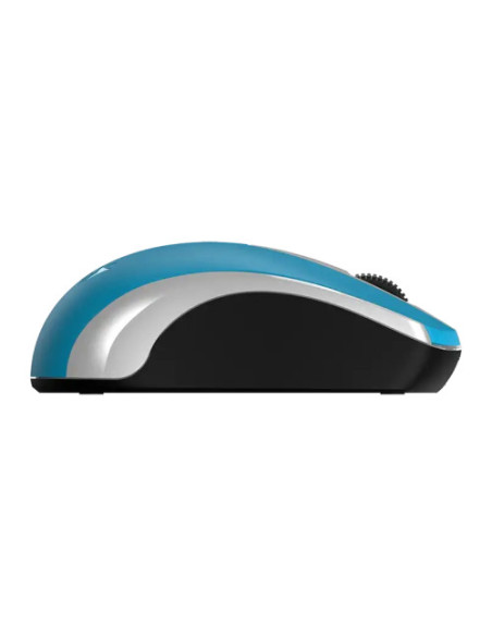 Mouse Genius "ECO-8100", PC sau NB, wireless 2.4GHz, optic, 1200 dpi, butoane/scroll 3/1, acumulator, albastru, "31030046401" 47