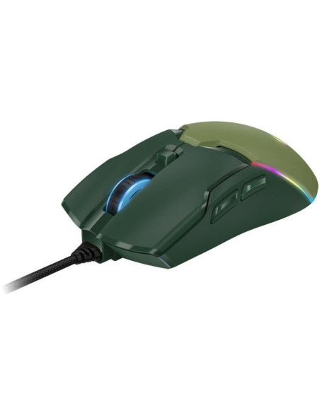 MOUSE Genius "Scorpion M700", gaming, cu fir USB-A, optic, 200 - 7200 dpi, butoane/scroll 6/1, iluminare RGB, verde, "3104000940
