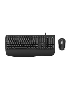 KIT wired GENIUS USB, tastatura 104 taste (concave) +...